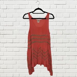 Free People Intimately Trapeze Slip Red